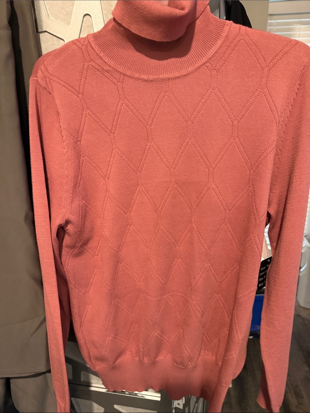 Women's XL Dusty Rose Crew Neck Sweater